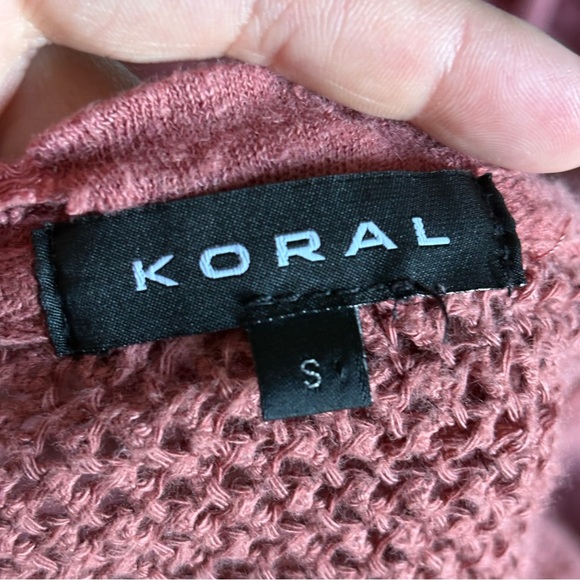 Koral Activewear Chord open back distressed tank top in sandstone size S small - Picture 8 of 11